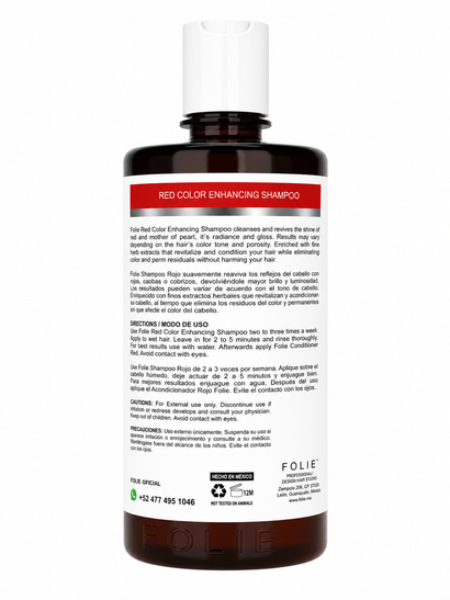 Shampoo Matizador Rojo