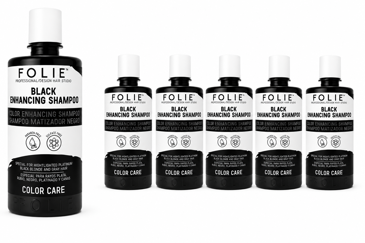 Shampoo Matizador Negro 6 Piezas Mayoreo + 6 Réplicas Gratis + Envío Gratis
