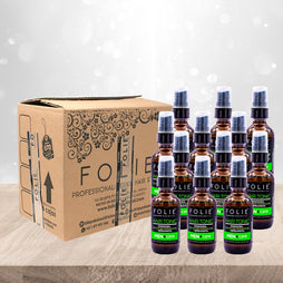 FOLIE Minoxidil hair tonic, Crecimiento capilar 12 Piezas Mayoreo + 12 Réplicas Gratis
