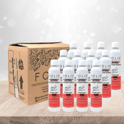 Shampoo Matizador Rojo 12 Piezas Mayoreo + 12 Réplicas Gratis + Envío Gratis